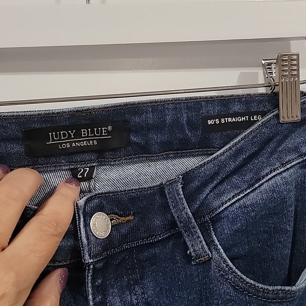 Judy Blue 90s Straight Leg Jeans, 27 - Picture 5 of 8